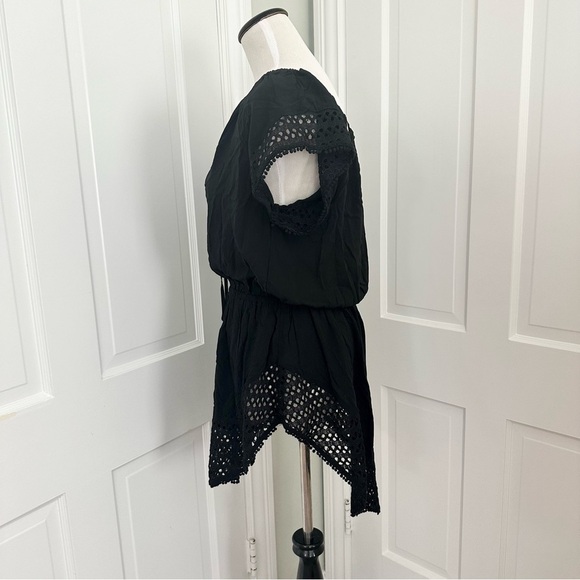 NEW Victoria Secret  Cover-Up black bikini one piece swimsuit coverup Small - Picture 3 of 8